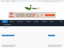 Tablet Screenshot of pakinfo.com